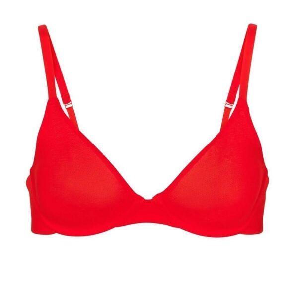 SKIMS Ruby Red T Shirt Bra Sz 44C NWT - Picture 5 of 14